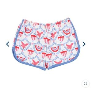 NWT 3T TBBC Cheryl Short - American Swag with Barbados Blue